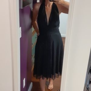 BOGO Mixit halter black semi formal dress